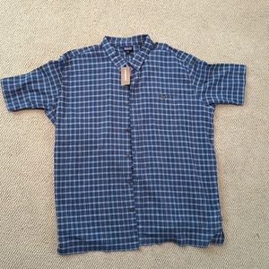 Patagonia Men’s Cotton Short Sleeve Shirt. New with tags. Blue. Size XXXL.